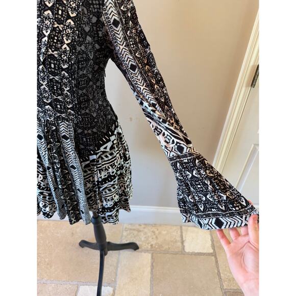 Free People Tegan Border Print Midi Dress - Picture 2 of 4